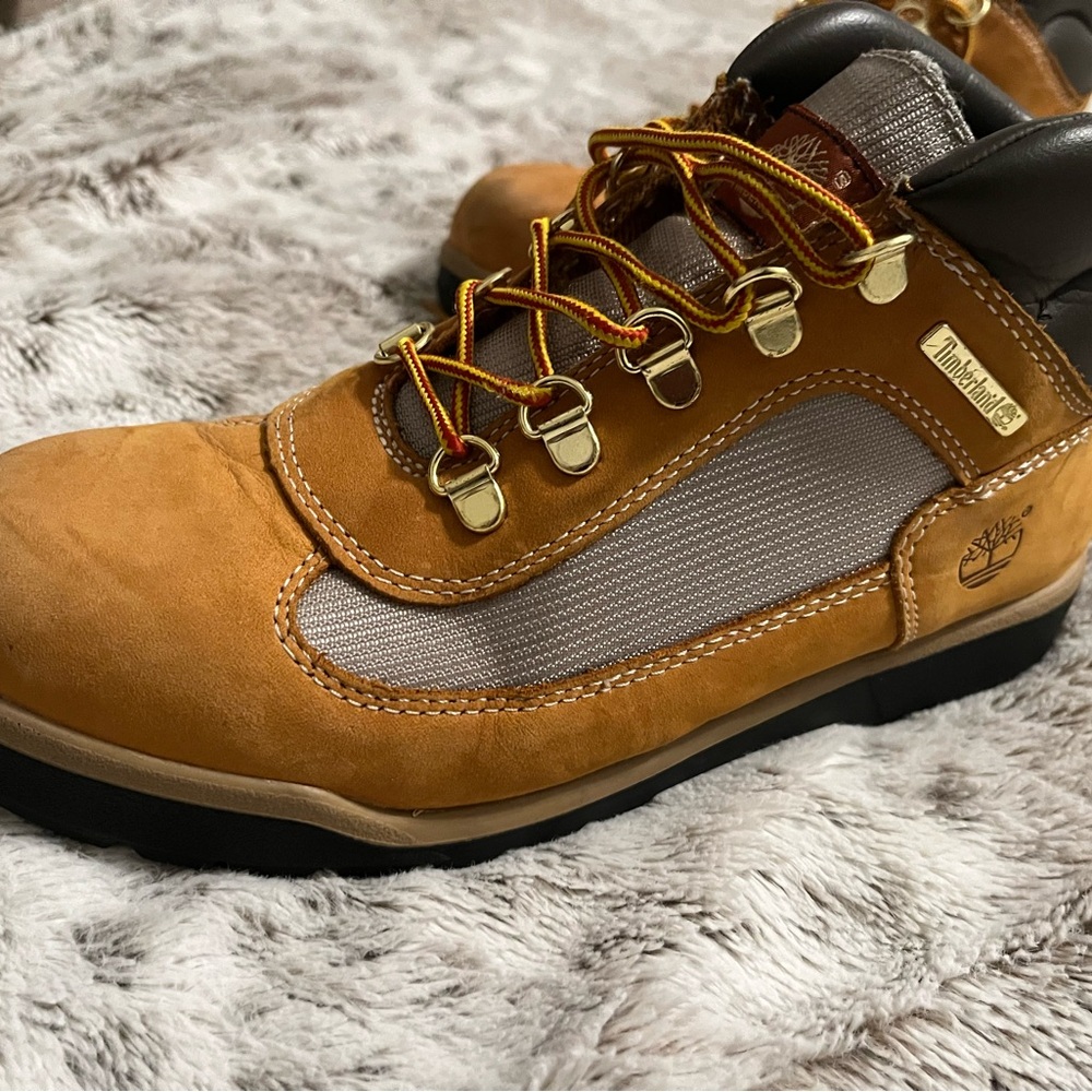 Timberland Men's Brown and Tan Boots